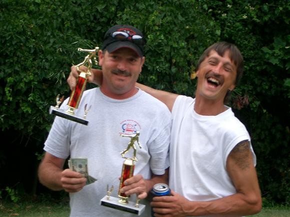 Horseshoes 2nd Place: Randy & Mike